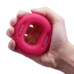 Silicone Adjustable Handle 20-80 Pounds Grip Ring Finger Forearm Trainer - Image 2