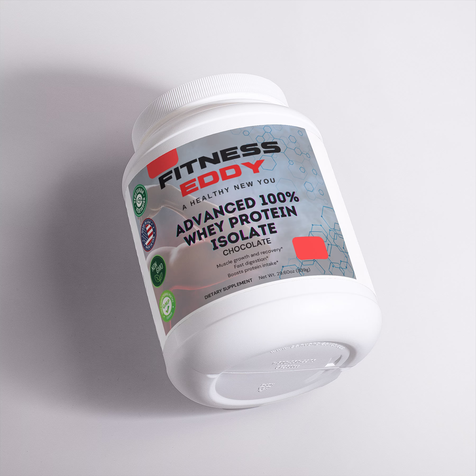 Advanced 100% Whey Protein Isolate (Chocolate) - Image 2