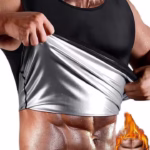 Fitness Corset Men's Shapewear Heat Trapping Shirt Sweat Body Shaper Vest Bodysuit - Image 2