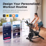 Low Noise Stationary Exercise Bike – Indoor Cycling with Tablet Mount & 270LB Capacity - Image 5