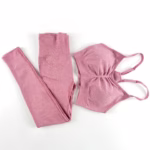 Gym Clothing Leggings Sportswear Crop-Top Yoga-Set - Image 6