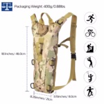 1Pc 3L Tactical Hydration Pack Water Bladder Adjustable Water Drink Backpack For Hiking Cycling Climbing Running - Image 8