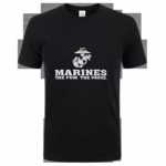Cotton Tactical T-shirt Printing US Marine Corps Memorial US Army Training Physical Fitness Casual T-shirt - Image 3