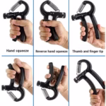 Hand Grip Strength Power Trainer Gripper Strengthener Adjustable Gym Exerciser - Image 4