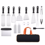 Camping BBQ Outdoor Barbecue Tool Set Stainless Steel Spatula Barbecue Cooking Spatula Combination Grill Set - Image 4