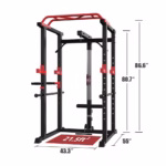 Multi-functional Power Cage Home Adjustable Pullup Squat Rack Capacity Comprehensive Fitness Barbell Rack - Image 2