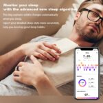 Health Smart Ring, Fitness Tracker, With Heart Rate, Blood Oxygen, Heart Rate Variability, Sleep Monitoring, Step Count, IP68 Compatible With IPhone And Android, No Subscription Fee Required - Image 4