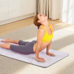 Yoga Mat, Exercise Yoga Mat Print With Non-Slip Design, Professional TPE Exericise Mat, 72 X 24 Multi-Purpose Workout Mat For Women, Pilates Fitness And Floor Exercises - Image 2