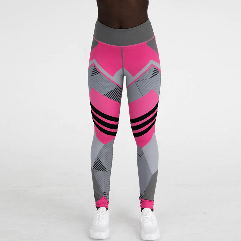 Printed Reflective Sport Yoga Pants For Women 7 Printed Reflective Sport Yoga Pants For Women