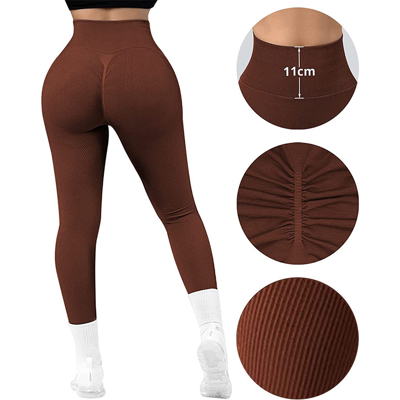 High Waist Seamless Leggings – Slimming, Elastic Yoga & Running Fitness Pants 13 High Waist Seamless Leggings – Slimming, Elastic Yoga & Running Fitness Pants
