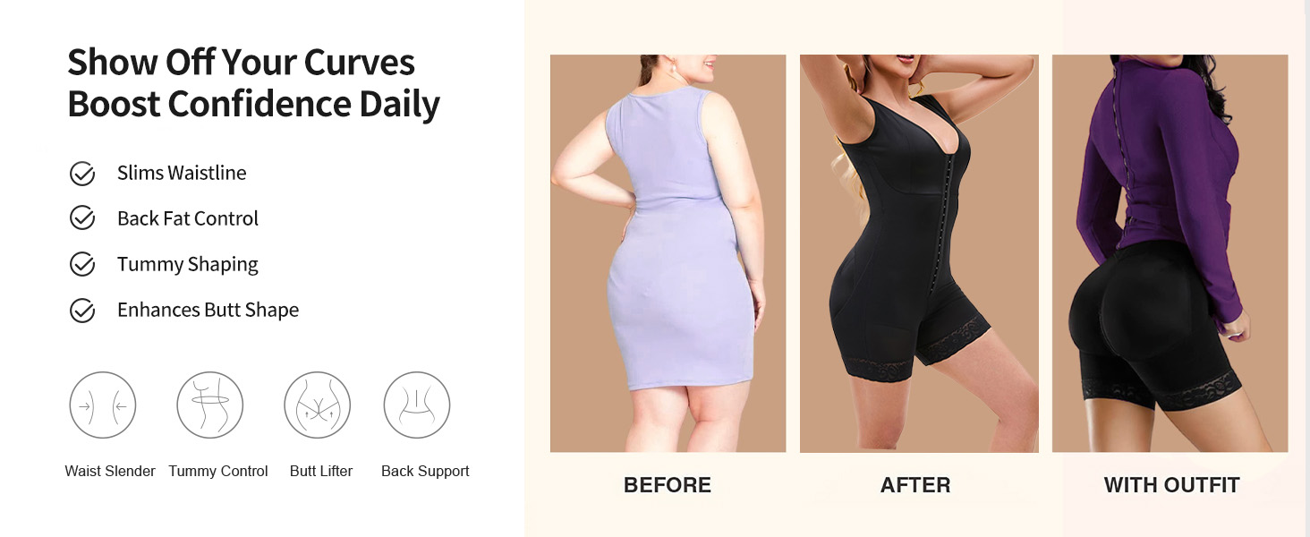 Colombian Fajas Shapewear – Tummy Control & Full Body Post-Surgery Shaper 15 Colombian Fajas Shapewear – Tummy Control & Full Body Post-Surgery Shaper