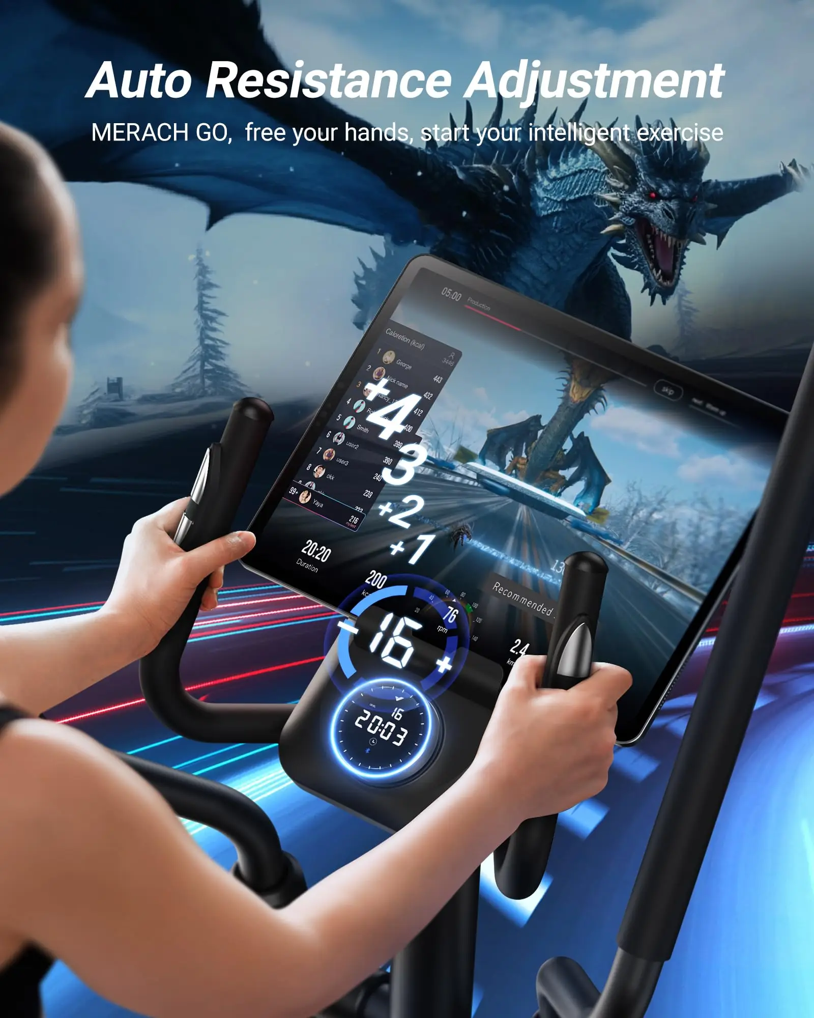 Hyper-Quiet Elliptical Machine – 16 Levels Resistance with App for Home 11 Hyper-Quiet Elliptical Machine – 16 Levels Resistance with App for Home