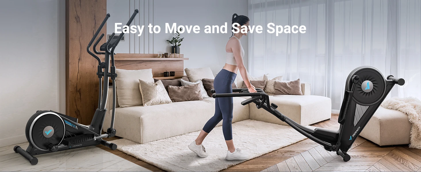 Hyper-Quiet Elliptical Machine – 16 Levels Resistance with App for Home 24 Hyper-Quiet Elliptical Machine – 16 Levels Resistance with App for Home