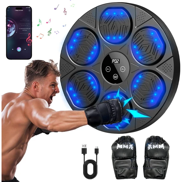 Music Boxing Machine For Adults,Wall Mounted with Bluetooth 11 Music Boxing Machine For Adults,Wall Mounted with Bluetooth