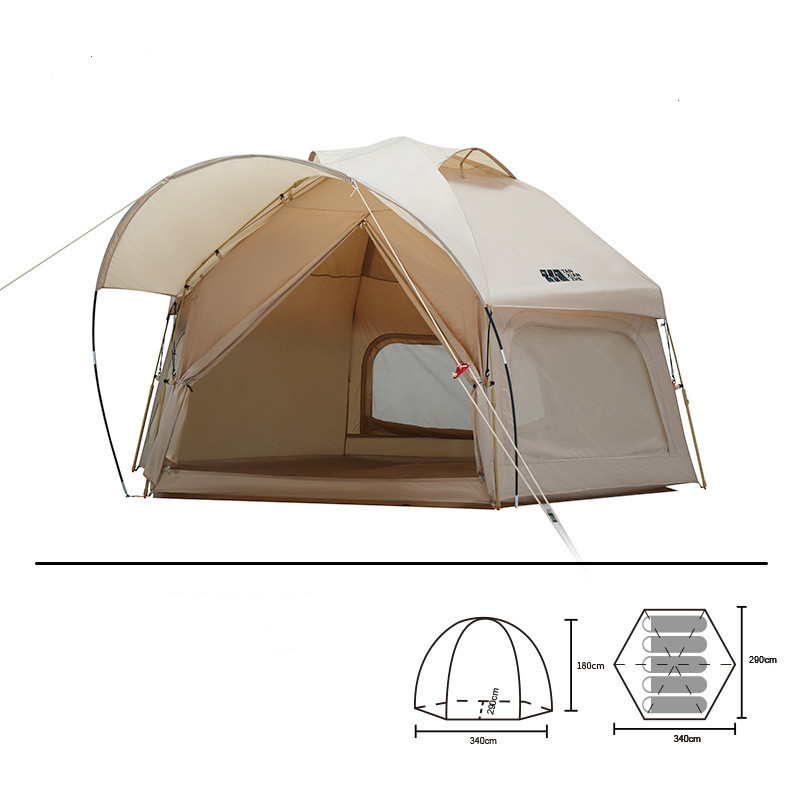 Outdoor Thickened Rainproof Portable Folding Automatic Camping Tent 14 Outdoor Thickened Rainproof Portable Folding Automatic Camping Tent