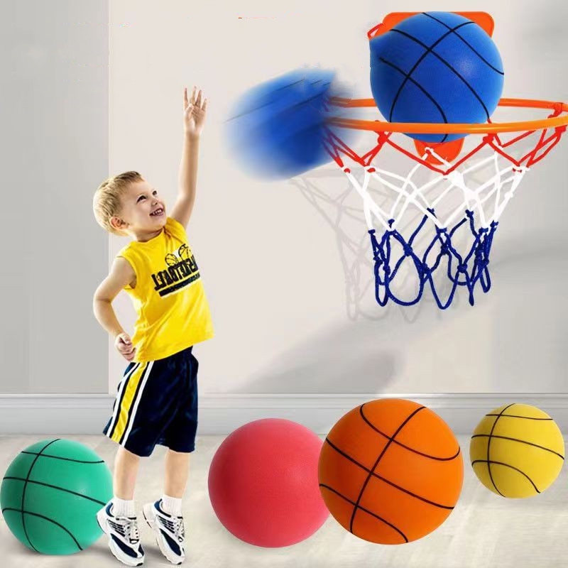 Silent High Density Foam Sports Ball Indoor Mute Basketball Soft Elastic Ball Children Sports Toy Games 12 Silent High Density Foam Sports Ball Indoor Mute Basketball Soft Elastic Ball Children Sports Toy Games