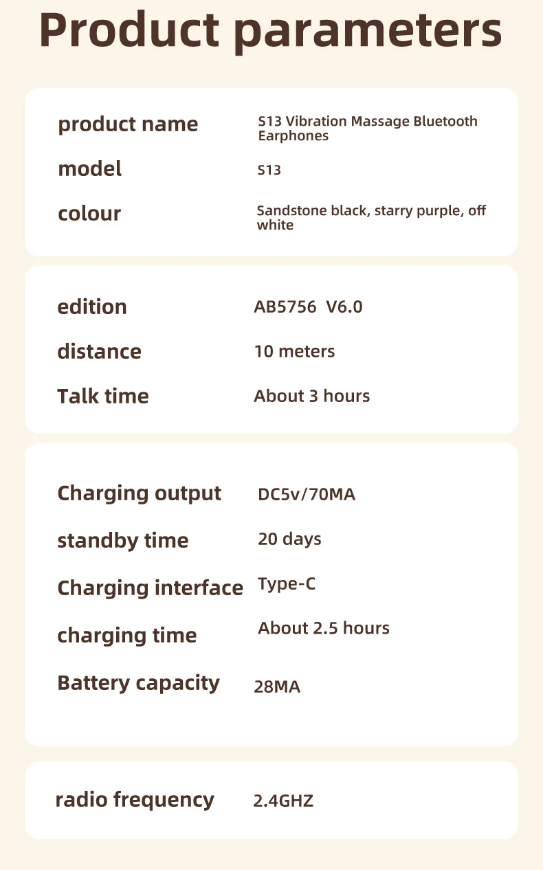 Vibration Roller Earphones Bluetooth Touch Control 20 Vibration Roller Earphones Bluetooth Touch Control