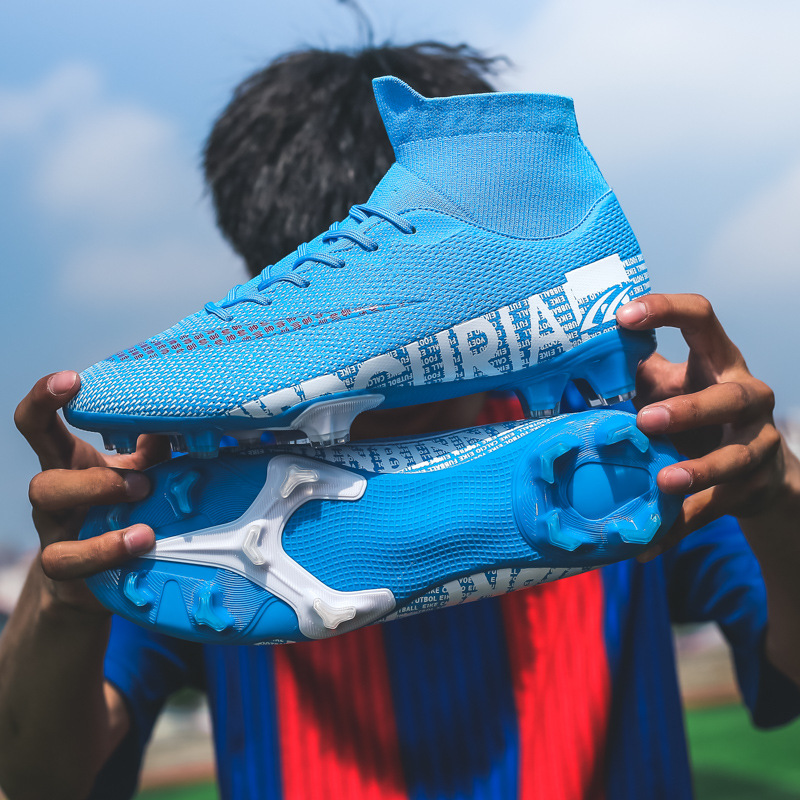 Men's Plus Size Soccer Shoes High Top AG Spikes 6 Men's Plus Size Soccer Shoes High Top AG Spikes