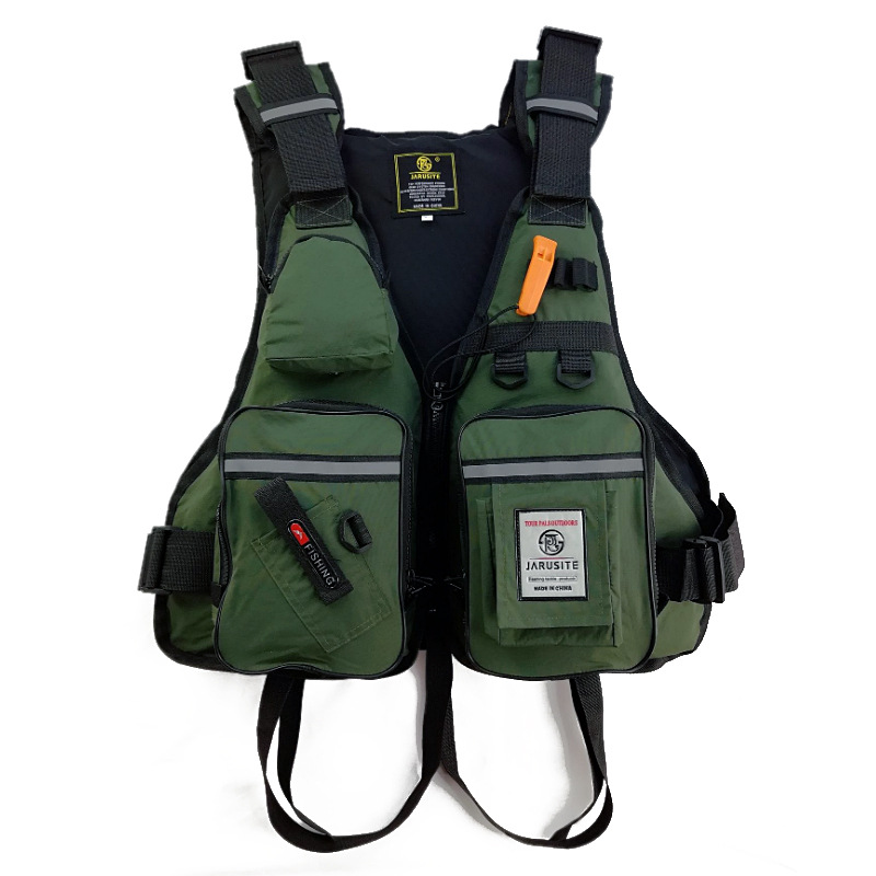 Multi-Pocket Tactical Life Vest - Oxford Fabric Fishing Gear 11 Multi-Pocket Tactical Life Vest - Oxford Fabric Fishing Gear