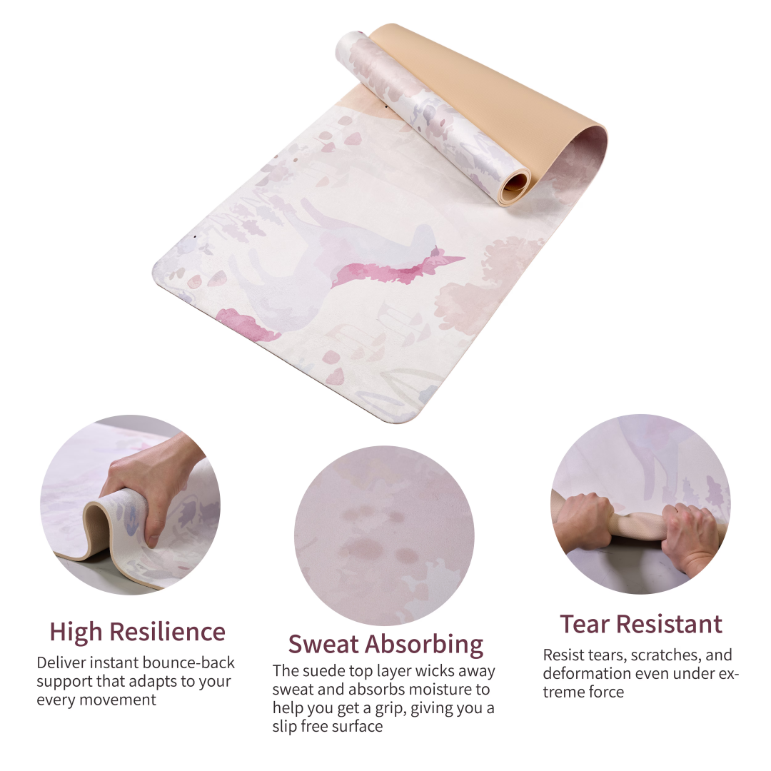 Yoga Mat, Exercise Yoga Mat Print With Non-Slip Design, Professional TPE Exericise Mat, 72 X 24 Multi-Purpose Workout Mat For Women, Pilates Fitness And Floor Exercises 21 Yoga Mat, Exercise Yoga Mat Print With Non-Slip Design, Professional TPE Exericise Mat, 72 X 24 Multi-Purpose Workout Mat For Women, Pilates Fitness And Floor Exercises