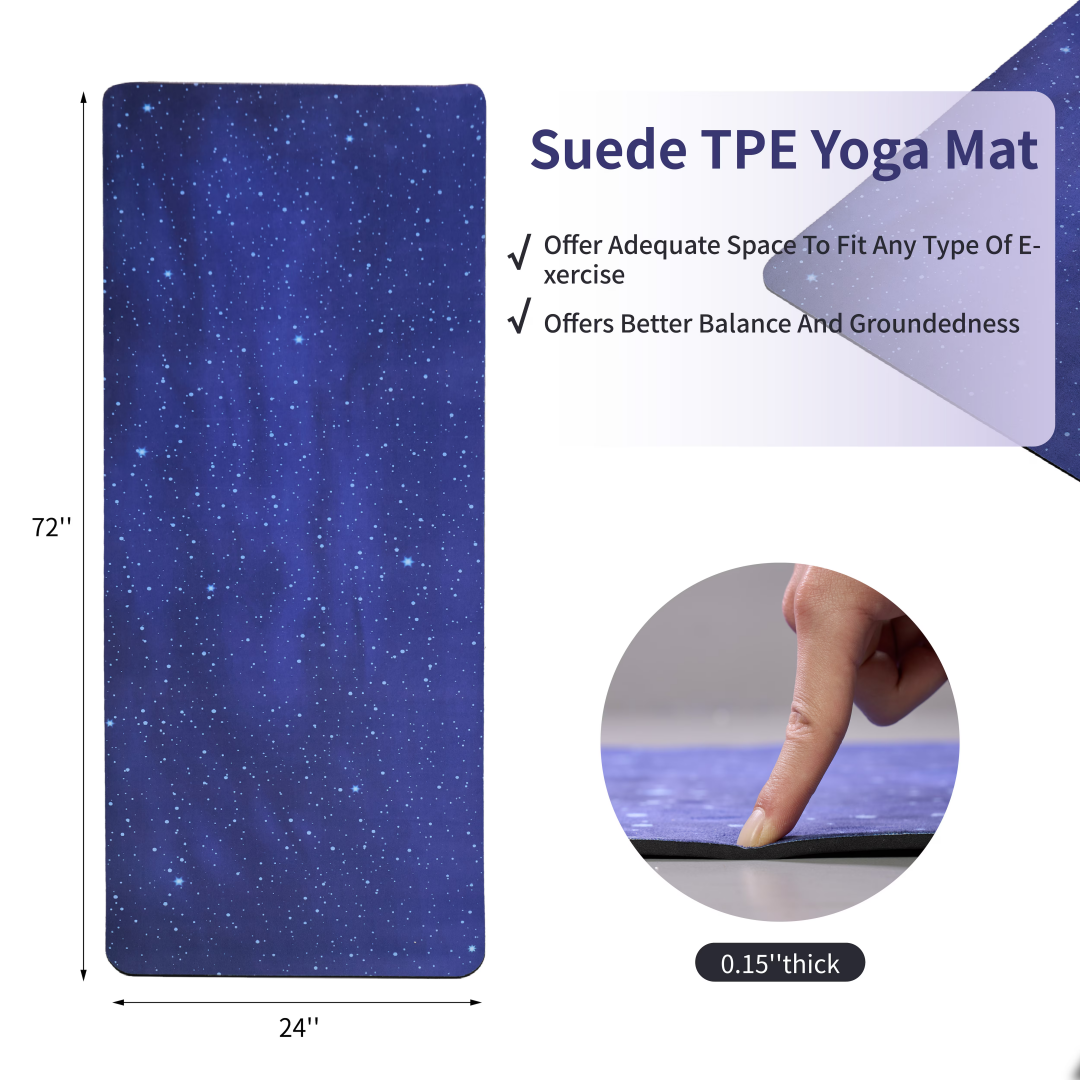 Yoga Mat, Exercise Yoga Mat Print With Non-Slip Design, Professional TPE Exericise Mat, 72 X 24 Multi-Purpose Workout Mat For Women, Pilates Fitness And Floor Exercises 20 Yoga Mat, Exercise Yoga Mat Print With Non-Slip Design, Professional TPE Exericise Mat, 72 X 24 Multi-Purpose Workout Mat For Women, Pilates Fitness And Floor Exercises