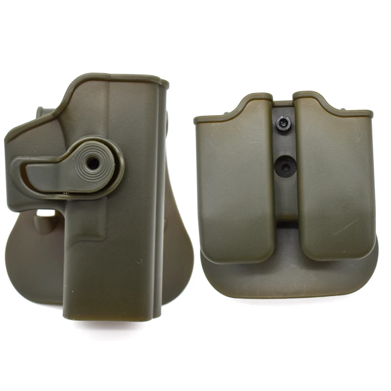 Tactical Gun Holster for GL 17 gen 1- 4 9mm Double Magazine Pouch 9 Tactical Gun Holster for GL 17 gen 1- 4 9mm Double Magazine Pouch