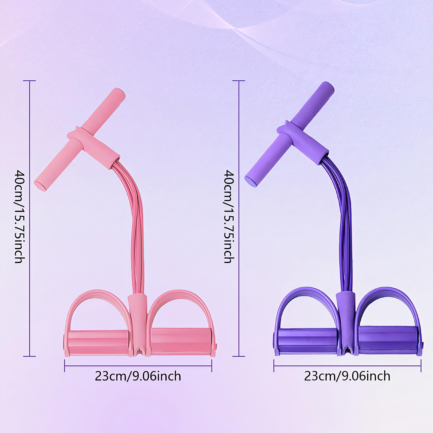 6-Tube Pedal Resistance Bands with Handles – Full Body Home Workout Exercise Equipment 12 6-Tube Pedal Resistance Bands with Handles – Full Body Home Workout Exercise Equipment