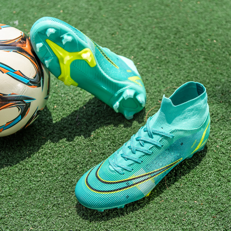 Football Boots Men's High Top AG Spike Artificial Turf 10 Football Boots Men's High Top AG Spike Artificial Turf