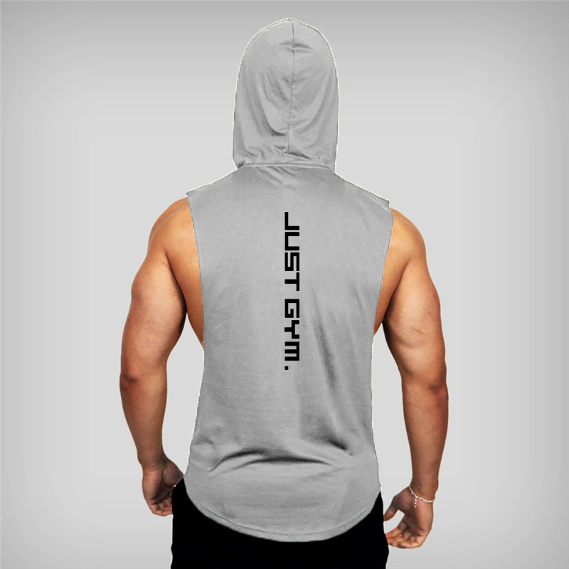 Fitness Vest Men Hooded Loose Clothes 23 Fitness Vest Men Hooded Loose Clothes