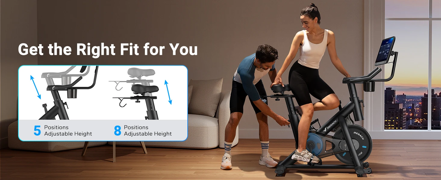 Low Noise Exercise Bike – Stationary Bike with Tablet Mount & Exclusive App for Weight Loss 18 Low Noise Exercise Bike – Stationary Bike with Tablet Mount & Exclusive App for Weight Loss