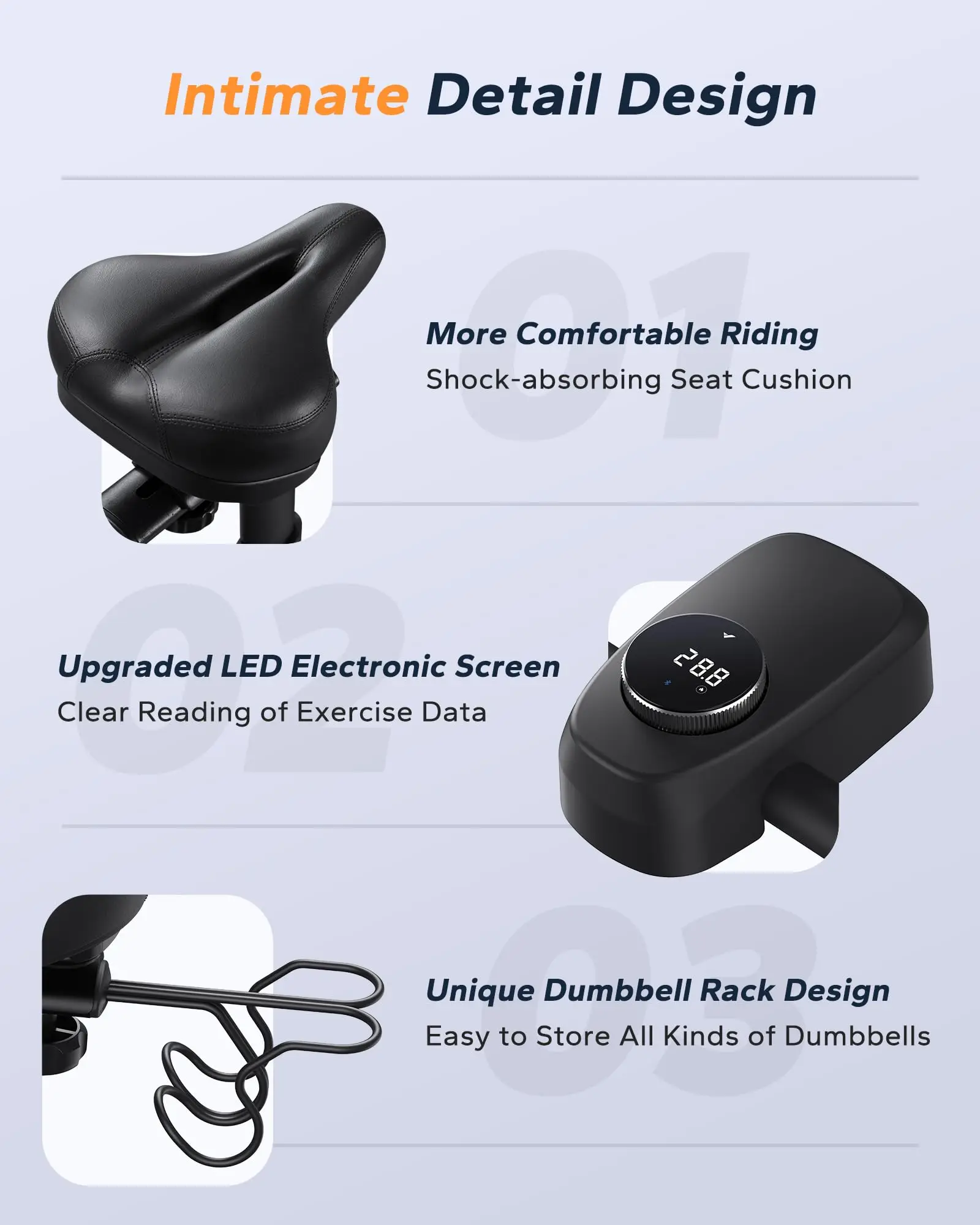 Low Noise Magnetic Stationary Exercise Bike – Indoor Cycling with Fitness App 15 Low Noise Magnetic Stationary Exercise Bike – Indoor Cycling with Fitness App