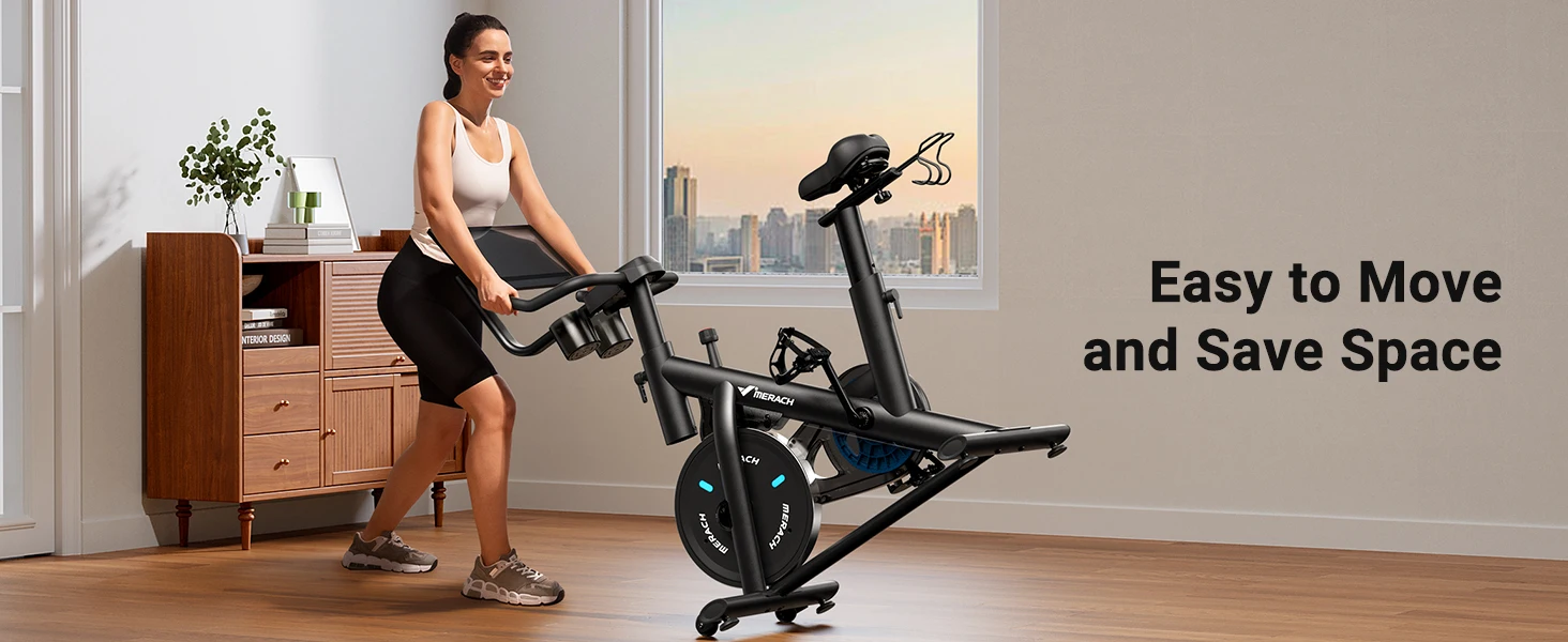 Low Noise Exercise Bike – Stationary Bike with Tablet Mount & Exclusive App for Weight Loss 19 Low Noise Exercise Bike – Stationary Bike with Tablet Mount & Exclusive App for Weight Loss
