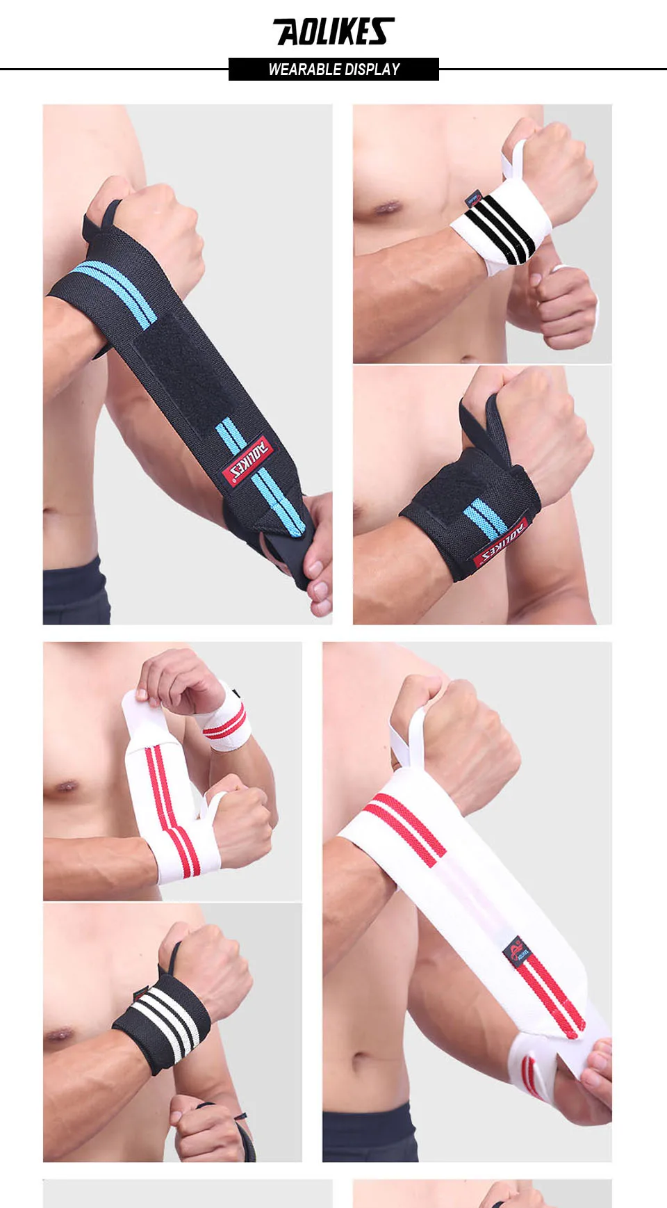 Fitness Band Wristband Bandage Sports Gloves 12 b_012
