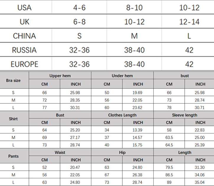 Gym Clothing Leggings Sportswear Crop-Top Yoga-Set 11 Gym Clothing Leggings Sportswear Crop-Top Yoga-Set