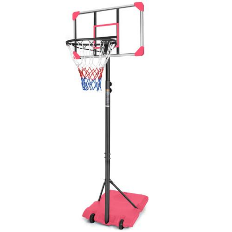 Portable Basketball Hoop System With Stable Base And Wheels For Indoor And Outdoor Youth, Height Adjustable From 5.6 To 7 Feet, 28-inch Backboard 19 Portable Basketball Hoop System With Stable Base And Wheels For Indoor And Outdoor Youth, Height Adjustable From 5.6 To 7 Feet, 28-inch Backboard