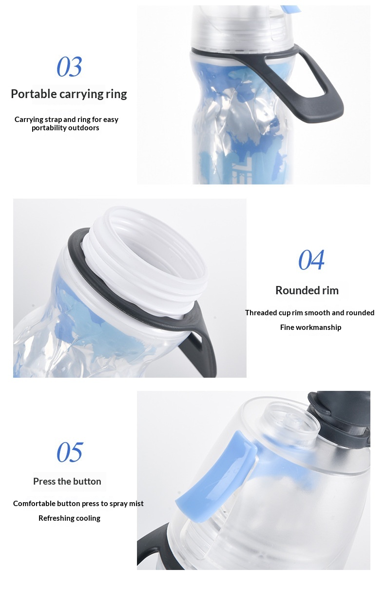 2-in-1 Misting Water Bottle - 500ml Insulated Sport Spray 39 2-in-1 Misting Water Bottle - 500ml Insulated Sport Spray