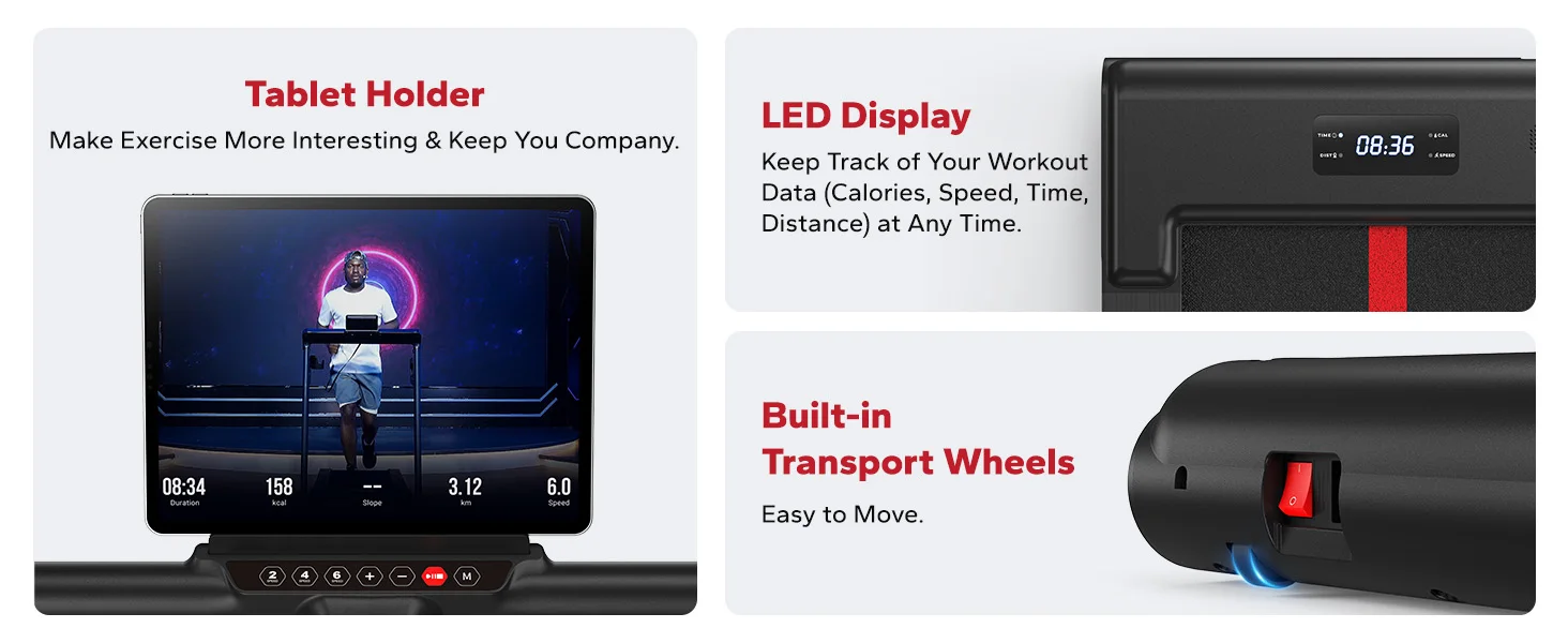 2-in-1 Folding Under Desk Treadmill – Smart Walking Pad with APP & Remote Control 16 2-in-1 Folding Under Desk Treadmill – Smart Walking Pad with APP & Remote Control