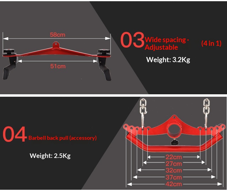 New Adjustable Back-Stretching Device 8-Piece Set With Adjustable Handles 27 New Adjustable Back-Stretching Device 8-Piece Set With Adjustable Handles