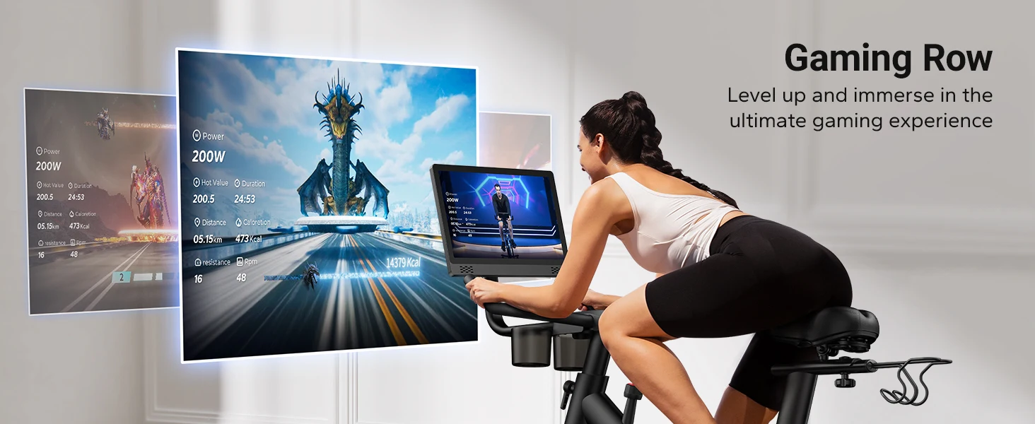 Low Noise Exercise Bike – Stationary Bike with Tablet Mount & Exclusive App for Weight Loss 9 Low Noise Exercise Bike – Stationary Bike with Tablet Mount & Exclusive App for Weight Loss