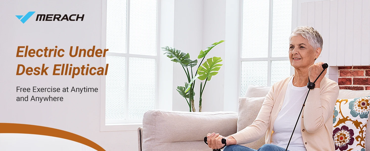 Under Desk Elliptical Machine – Quiet & Portable Seated Leg Exerciser with 12-Speed Adjustment 5 Under Desk Elliptical Machine – Quiet & Portable Seated Leg Exerciser with 12-Speed Adjustment