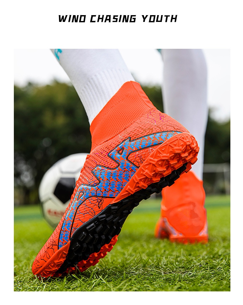Fitness Eddy™ 6030 Elite High-Top Soccer Spikes – Professional Compression Football Boots 40 Fitness Eddy™ 6030 Elite High-Top Soccer Spikes – Professional Compression Football Boots