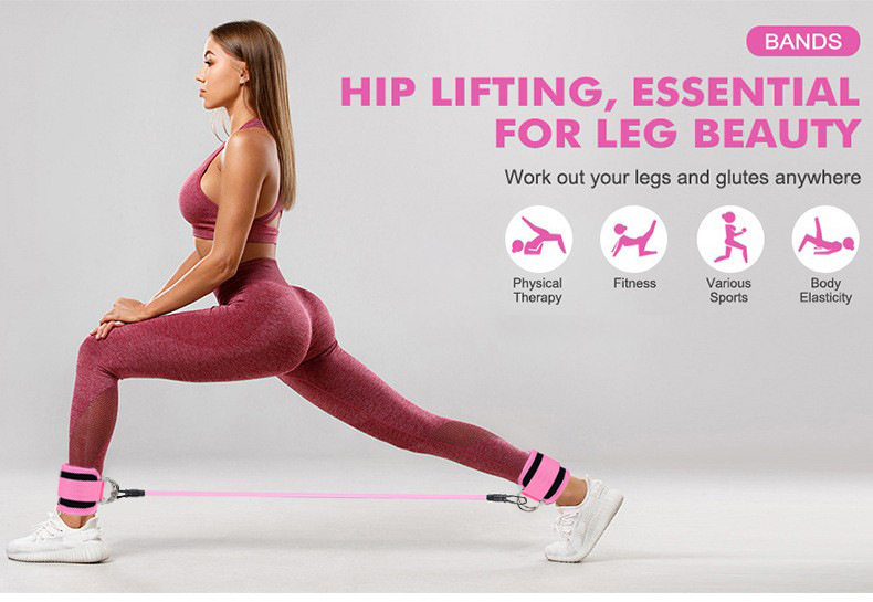 Ankle Strap Resistance Bands – Leg & Hip Strength Training for Home, Yoga, Pilates, and Gym Workouts 18 Ankle Strap Resistance Bands – Leg & Hip Strength Training for Home, Yoga, Pilates, and Gym Workouts