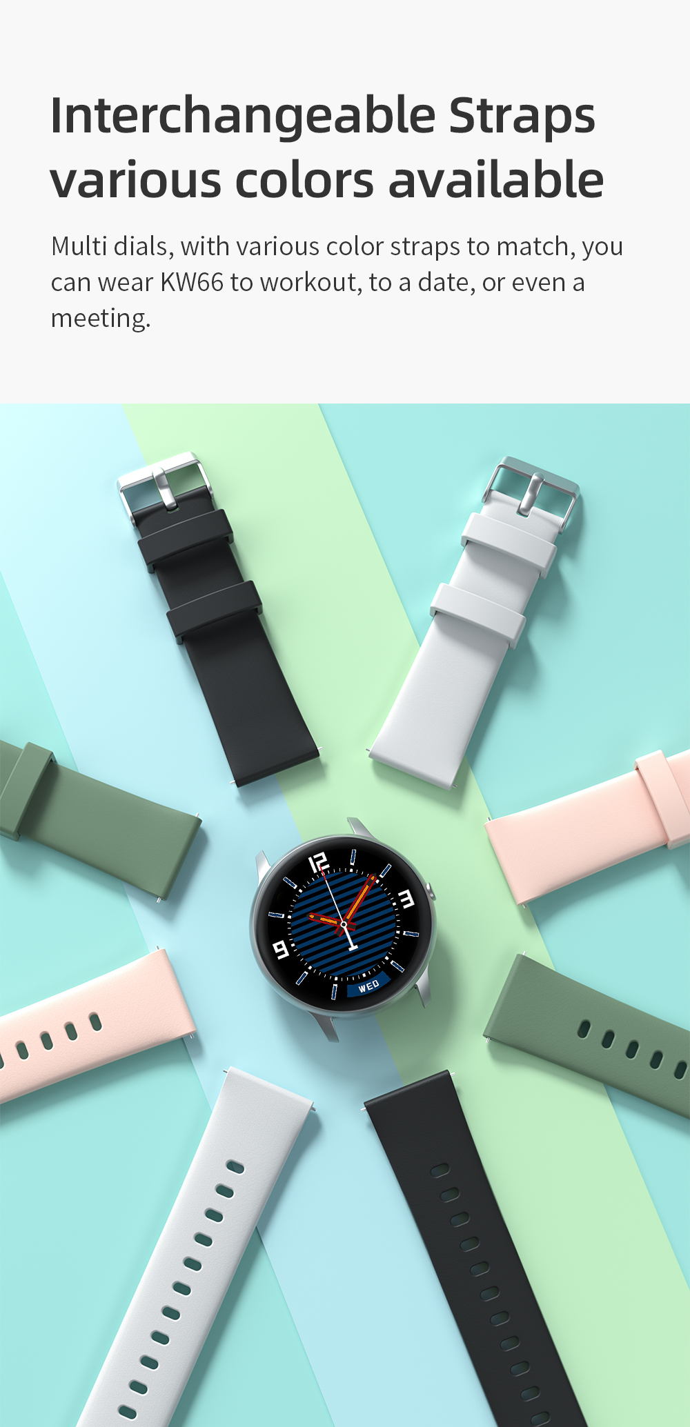 Smart Watch KW66 Men Bluetooth IP68 Waterproof Sport Fitness Tracker 10 Smart Watch KW66 Men Bluetooth IP68 Waterproof Sport Fitness Tracker