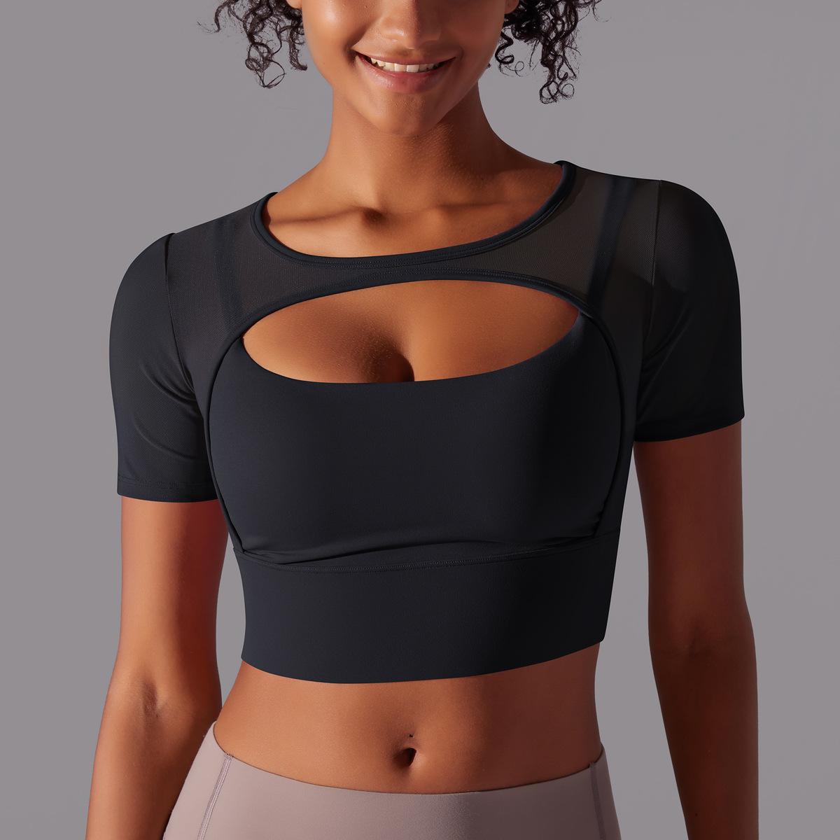 Fitness Double Layer Yoga Clothing Top Women 36 Fitness Double Layer Yoga Clothing Top Women
