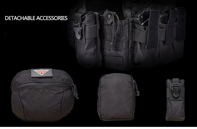 Tactical Multi-functional MOLLE Lightweight CS Outdoor Training Tactical Vest 13 Tactical Multi-functional MOLLE Lightweight CS Outdoor Training Tactical Vest