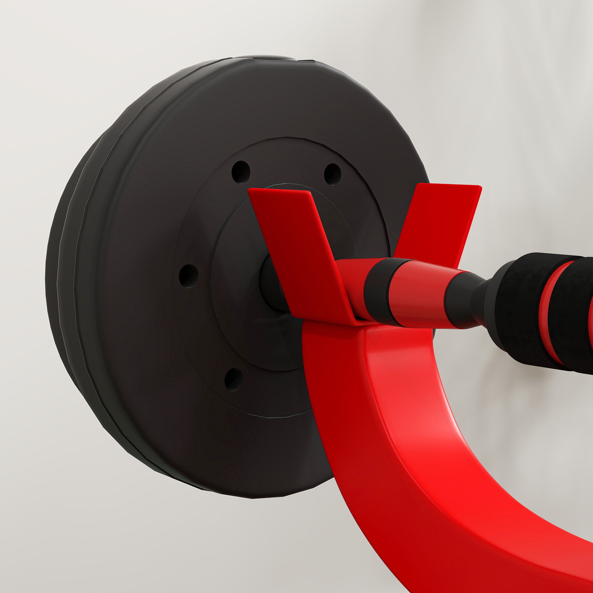 265 LBS Preacher Curl Bench for Strength Training, Adjustable Seated Arm Isolated Barbell Dumbbell Bicep Station, Red 16 Product Image