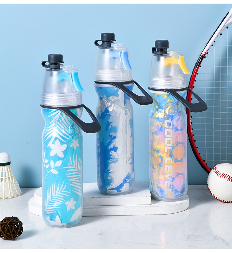 2-in-1 Misting Water Bottle - 500ml Insulated Sport Spray 36 2-in-1 Misting Water Bottle - 500ml Insulated Sport Spray