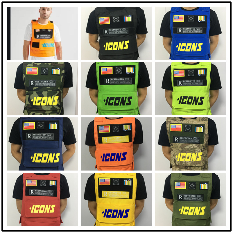 ICONS Tactical Streetwear Vest - Fashion Military Style 28 ICONS Tactical Streetwear Vest - Fashion Military Style