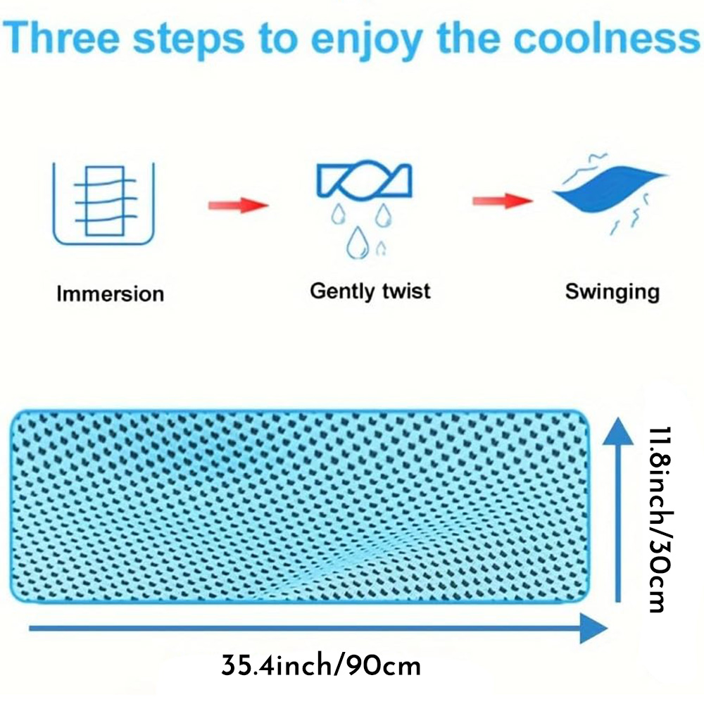 Cooling Sports Towel Quick-Dry, Sweat Absorbing, Ice Cold Fabric For Outdoor Fitness, Yoga, And Gym Workouts 18 Cooling Sports Towel Quick-Dry, Sweat Absorbing, Ice Cold Fabric For Outdoor Fitness, Yoga, And Gym Workouts