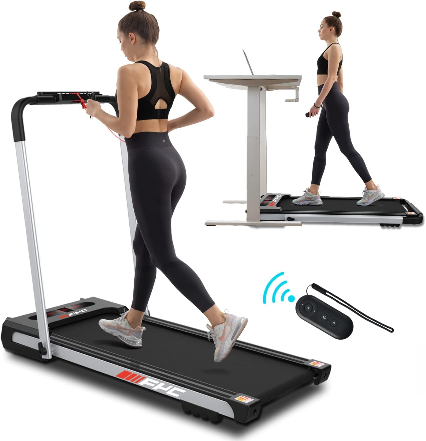 300 Lbs About 136.1 Kg Capacity Fold-able Treadmill With Remote Control 6 300 Lbs About 136.1 Kg Capacity Fold-able Treadmill With Remote Control